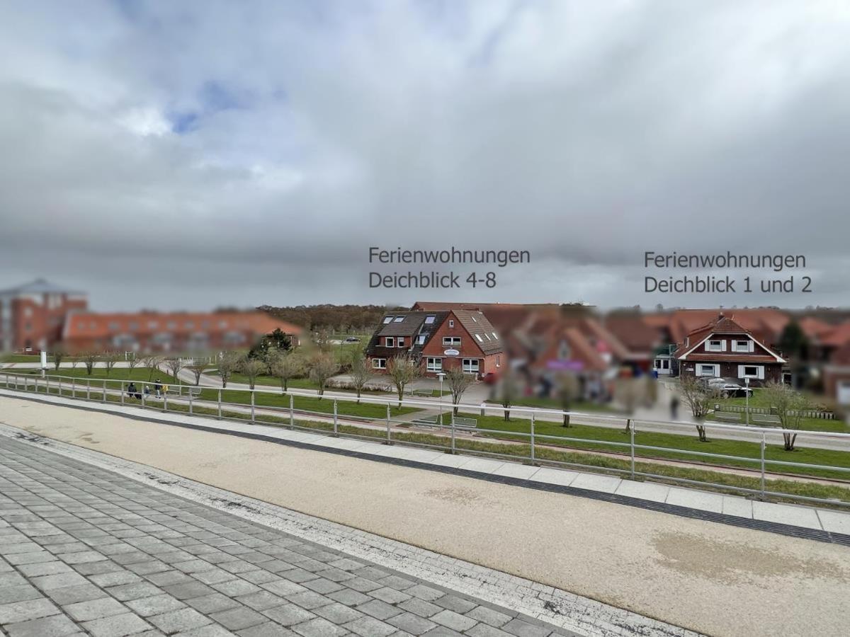 Deichblick 6 In Norddeich- Urlaub Mit Meerblick Am Strand Norden Luaran gambar